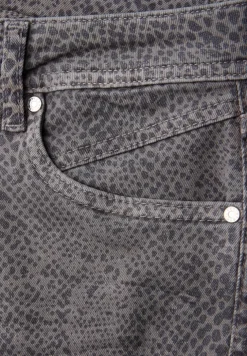 Snake Print Jeans