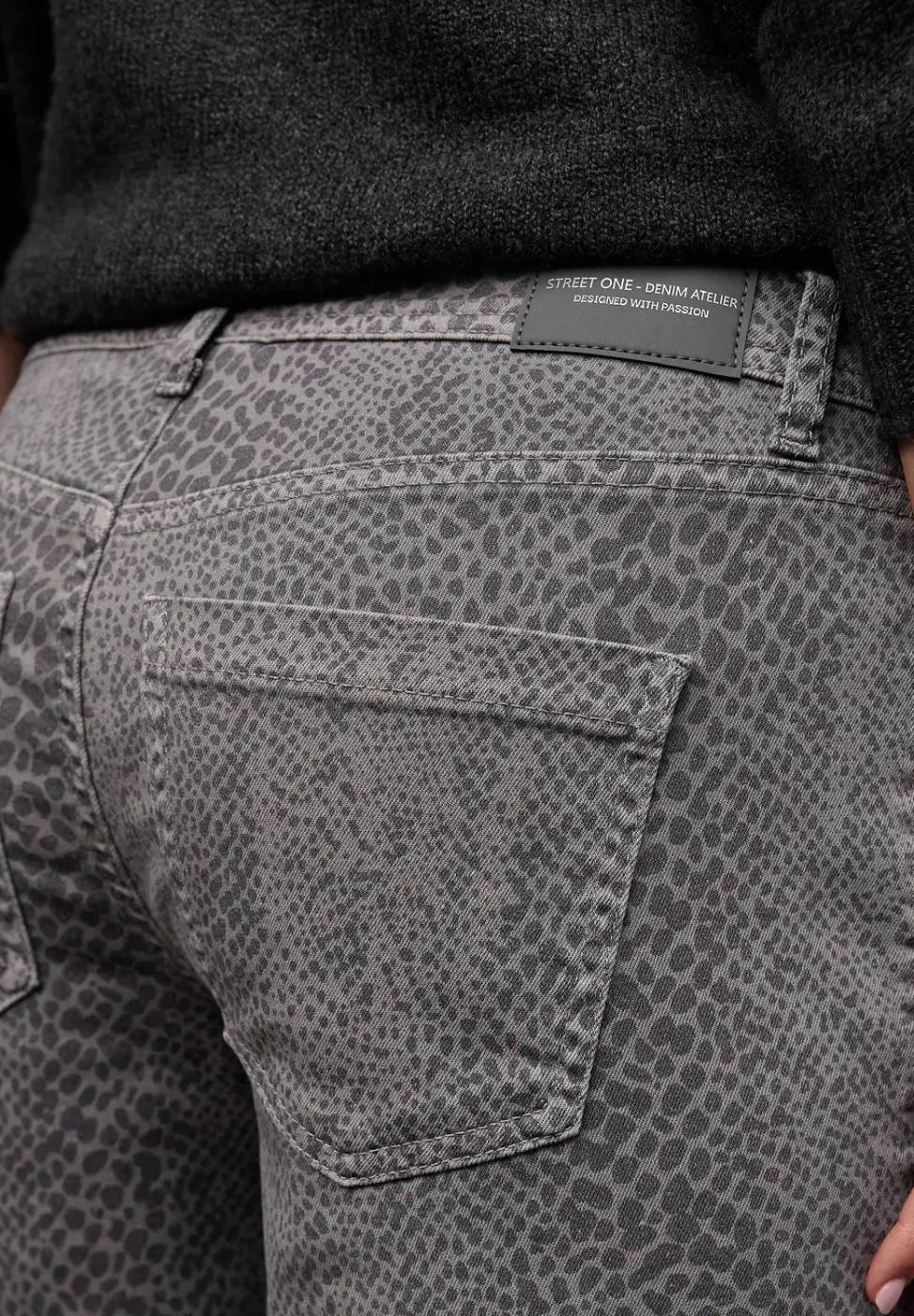 Snake Print Jeans