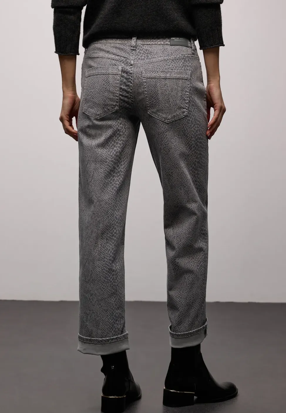 Snake Print Jeans