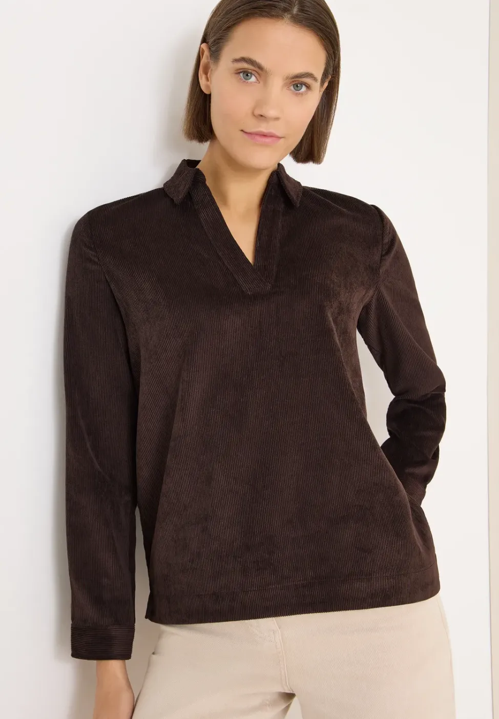 Softe Cordbluse