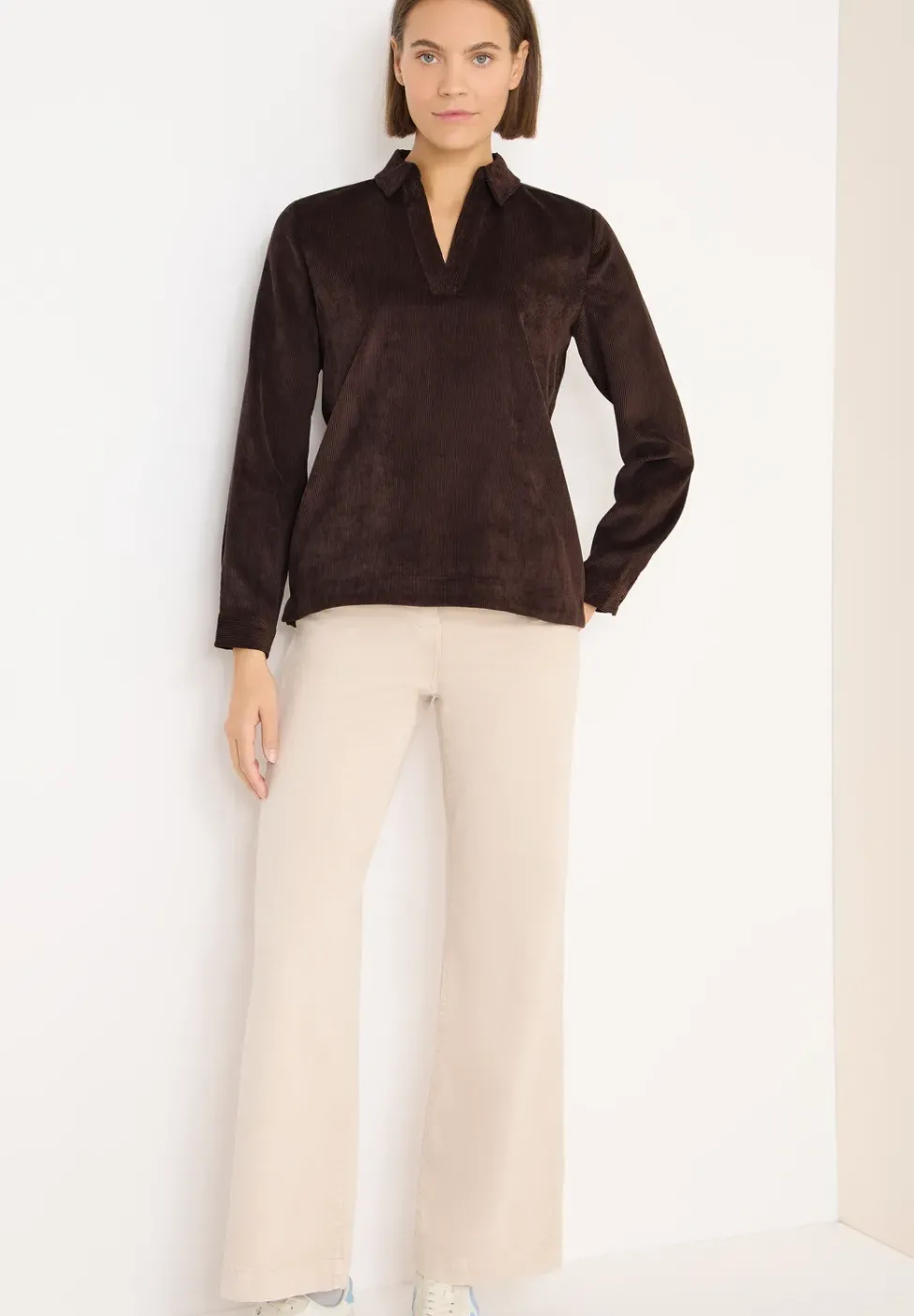 Softe Cordbluse