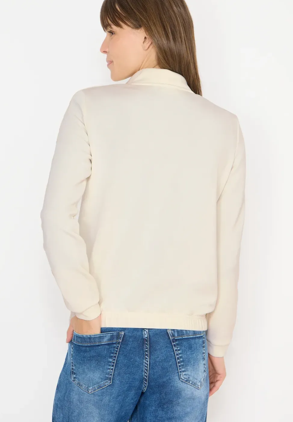 Softe Jacke mit Tapedetail