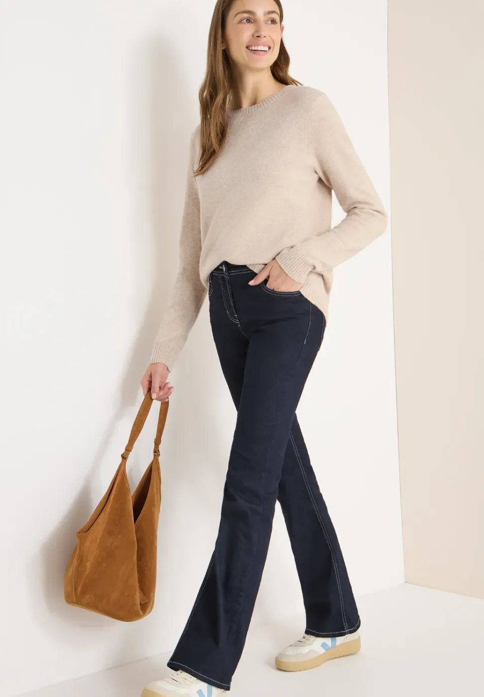 Softer Pullover in Unifarbe
