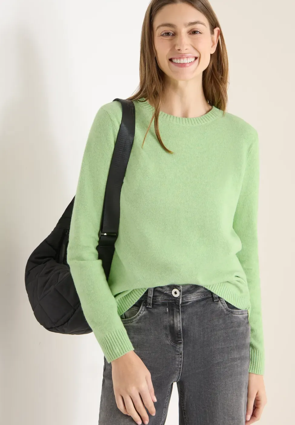 Softer Pullover in Unifarbe