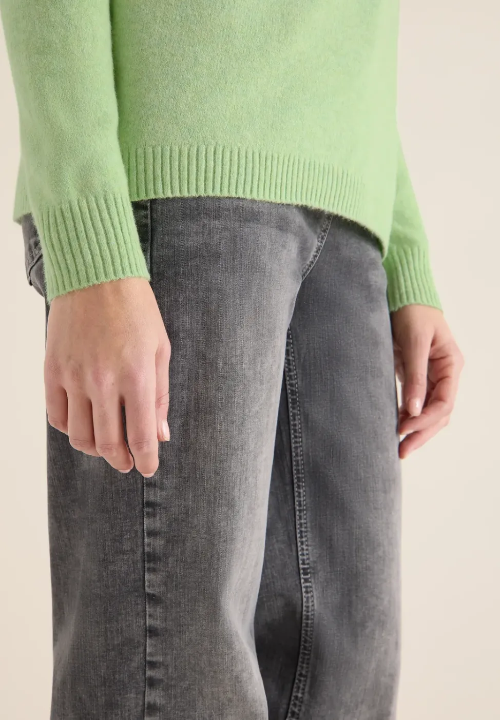 Softer Pullover in Unifarbe