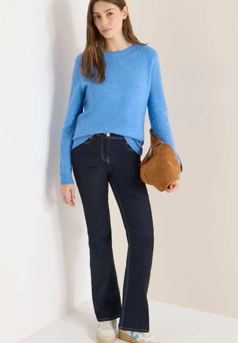 Softer Pullover in Unifarbe