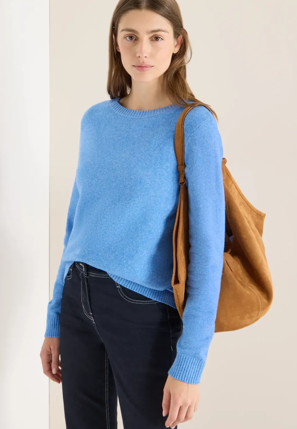 Softer Pullover in Unifarbe