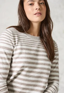 Softer Streifenpullover