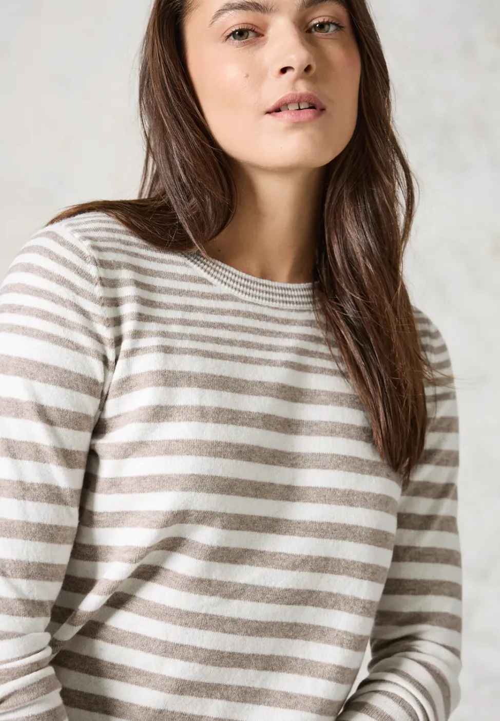 Softer Streifenpullover