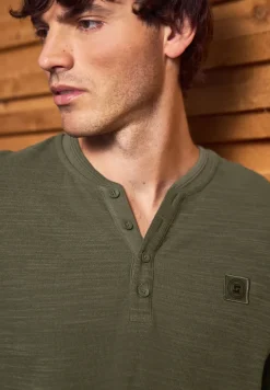 Softes Slub Henleyshirt