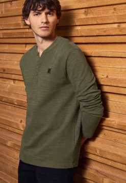 Softes Slub Henleyshirt