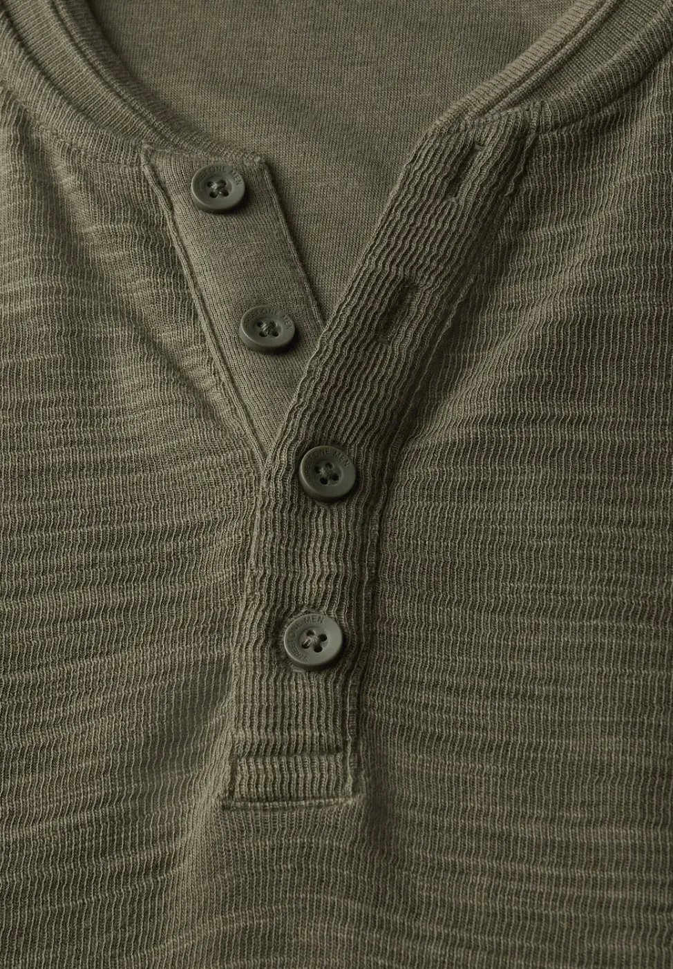 Softes Slub Henleyshirt