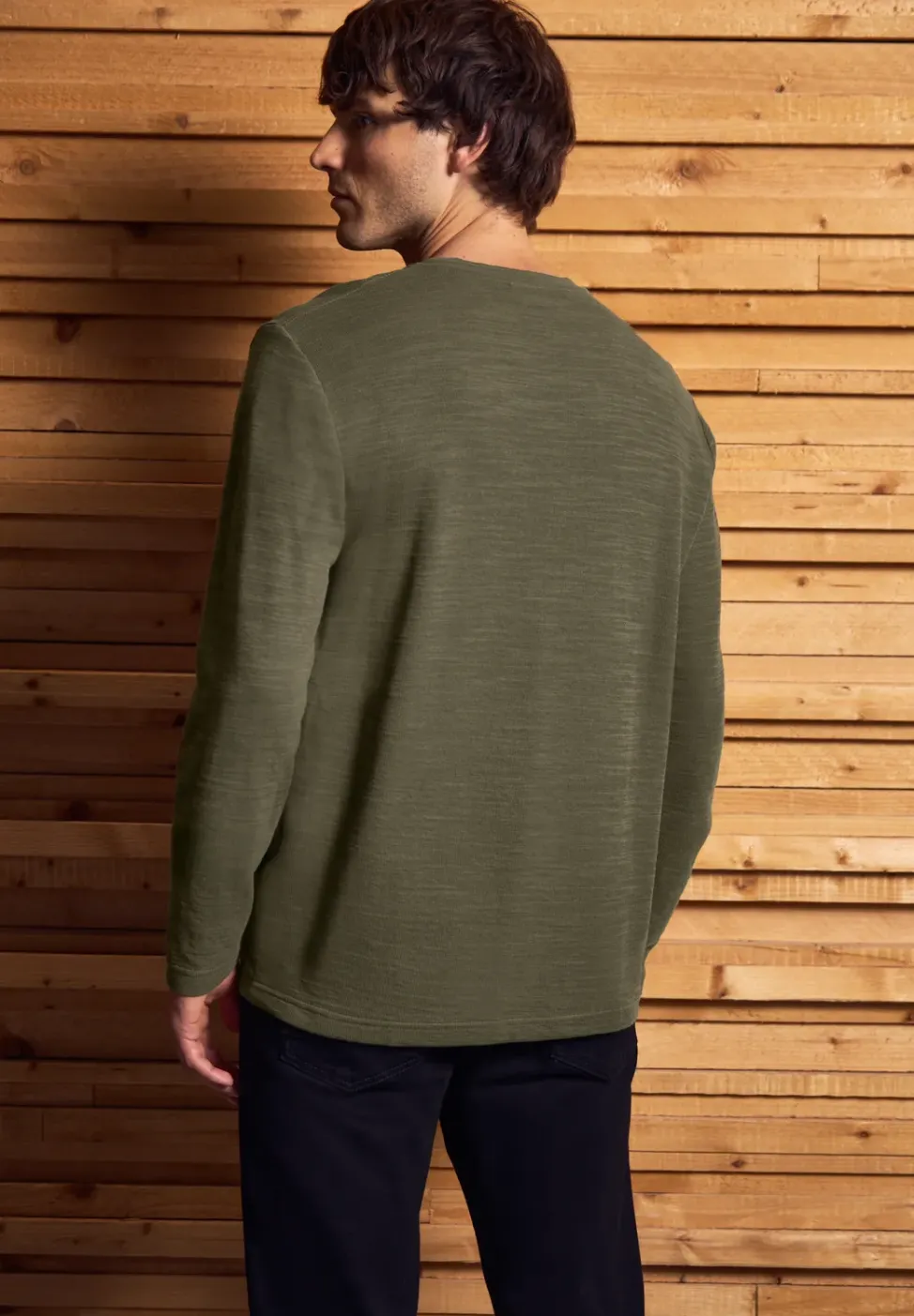 Softes Slub Henleyshirt
