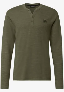 Softes Slub Henleyshirt