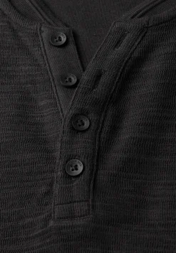 Softes Slub Henleyshirt