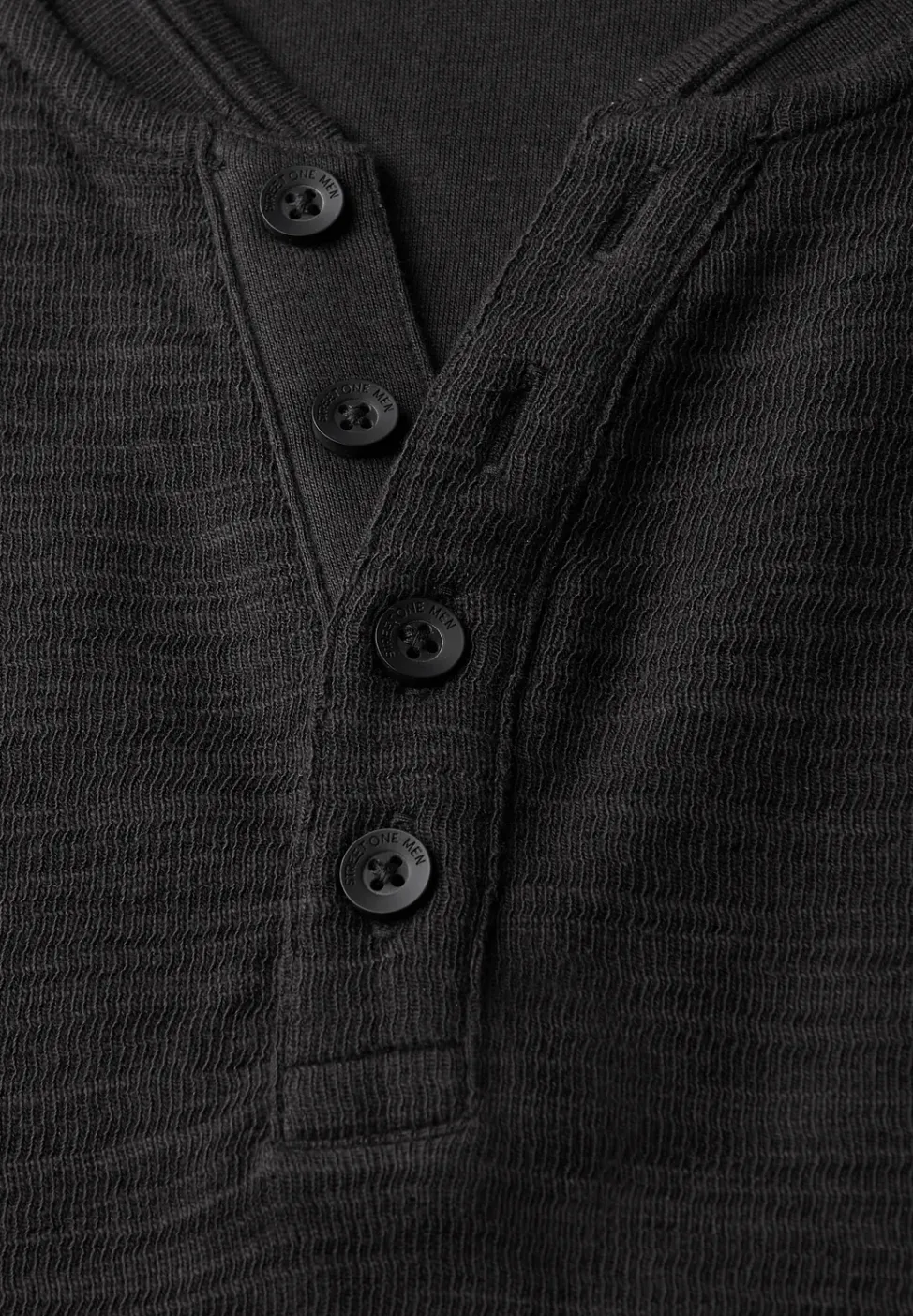 Softes Slub Henleyshirt