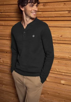 Softes Slub Henleyshirt