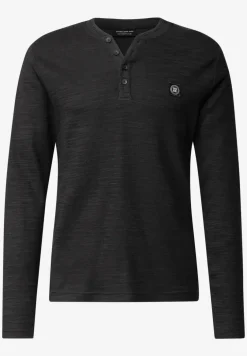 Softes Slub Henleyshirt