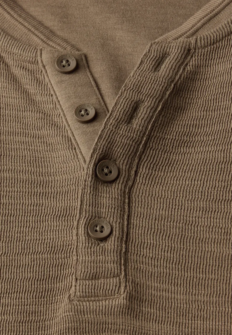 Softes Slub Henleyshirt