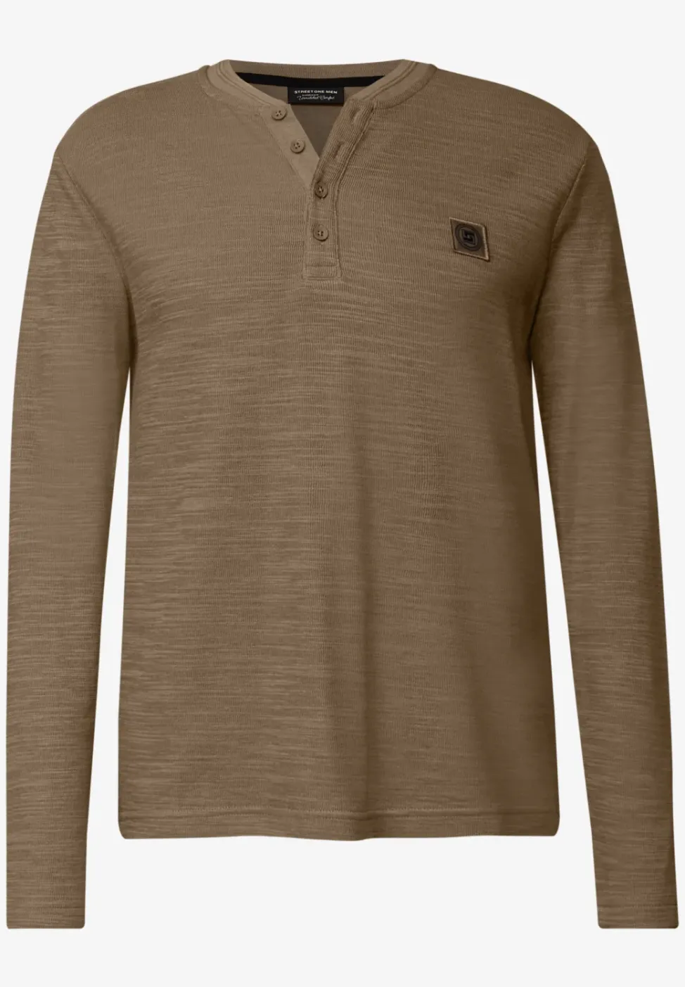 Softes Slub Henleyshirt