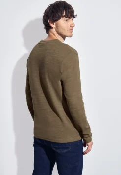 Softes Slub Henleyshirt