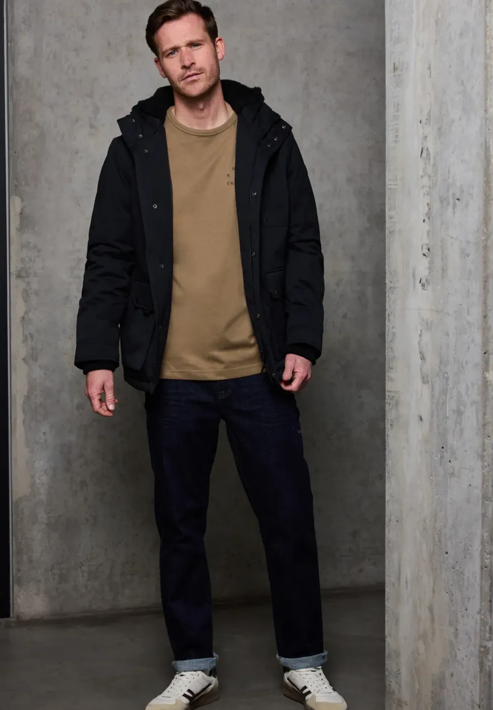 Softes Wording Langarmshirt