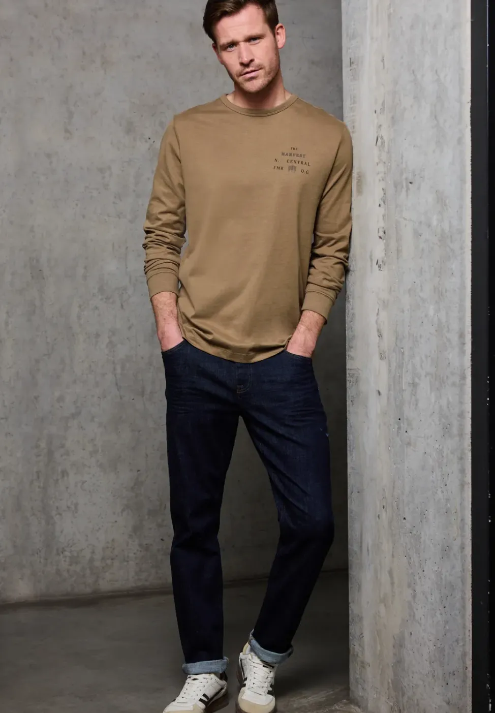 Softes Wording Langarmshirt