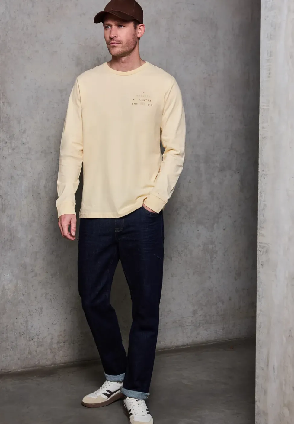 Softes Wording Langarmshirt