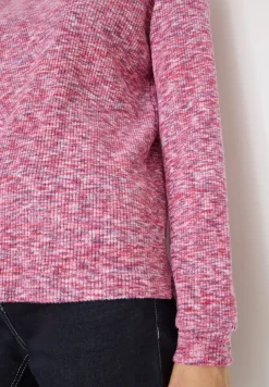 Softes Melange Ripp-Shirt