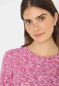 Softes Melange Ripp-Shirt