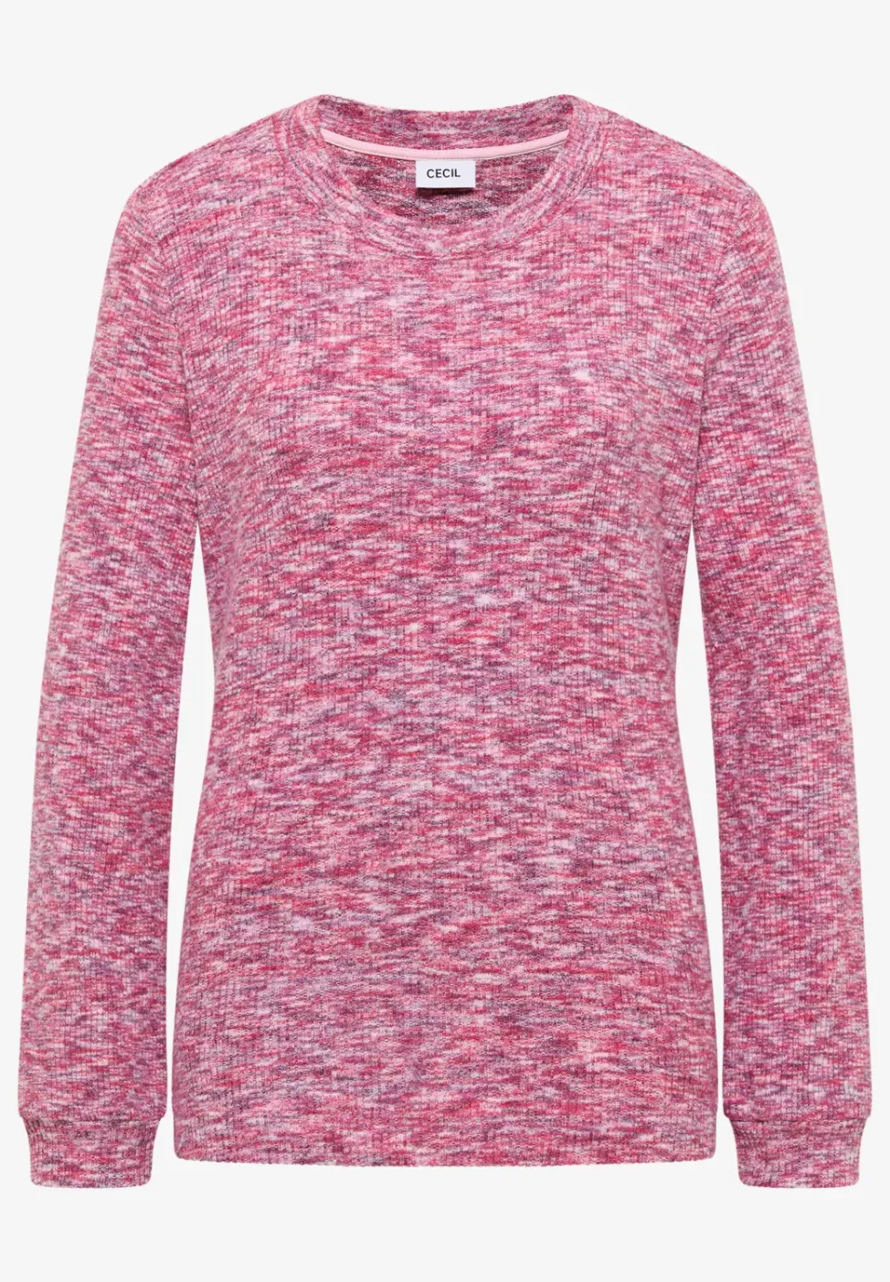 Softes Melange Ripp-Shirt