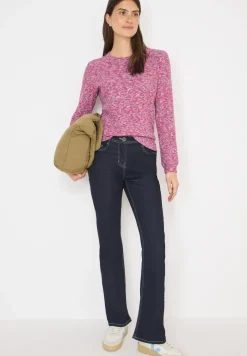 Softes Melange Ripp-Shirt