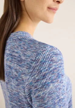 Softes Melange Ripp-Shirt