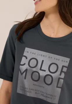 Softes Shirt mit Folienprint