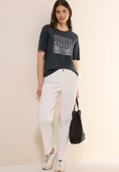 Softes Shirt mit Folienprint