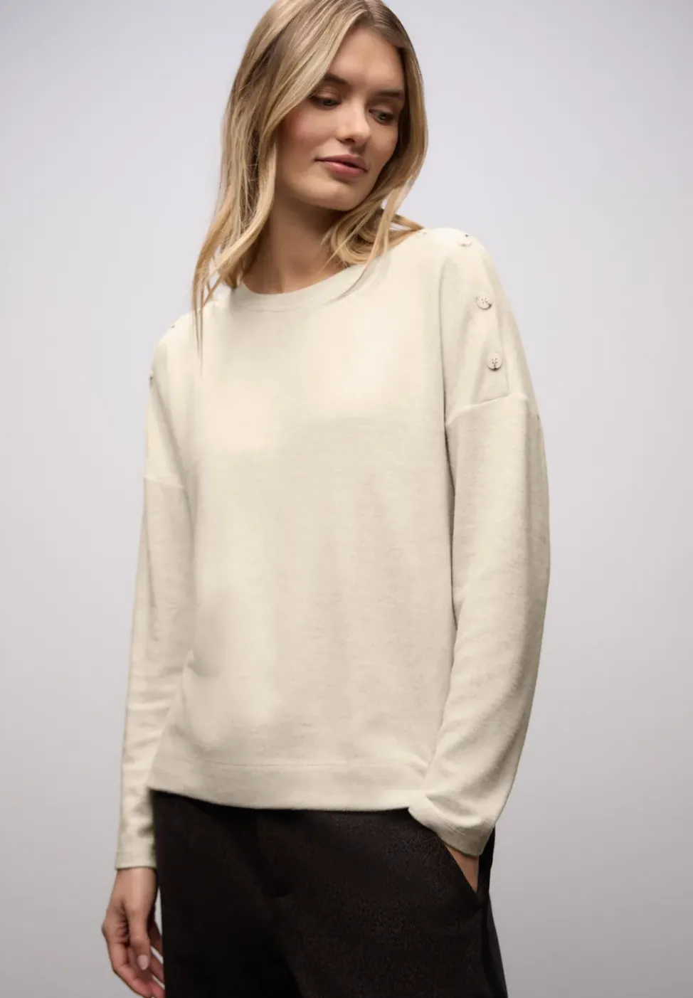 Softes Shirt mit Knöpfen