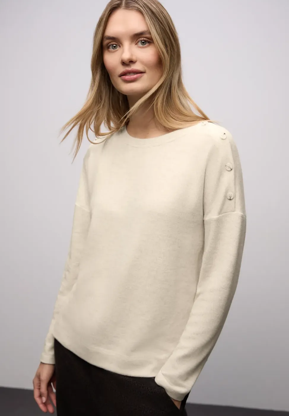 Softes Shirt mit Knöpfen