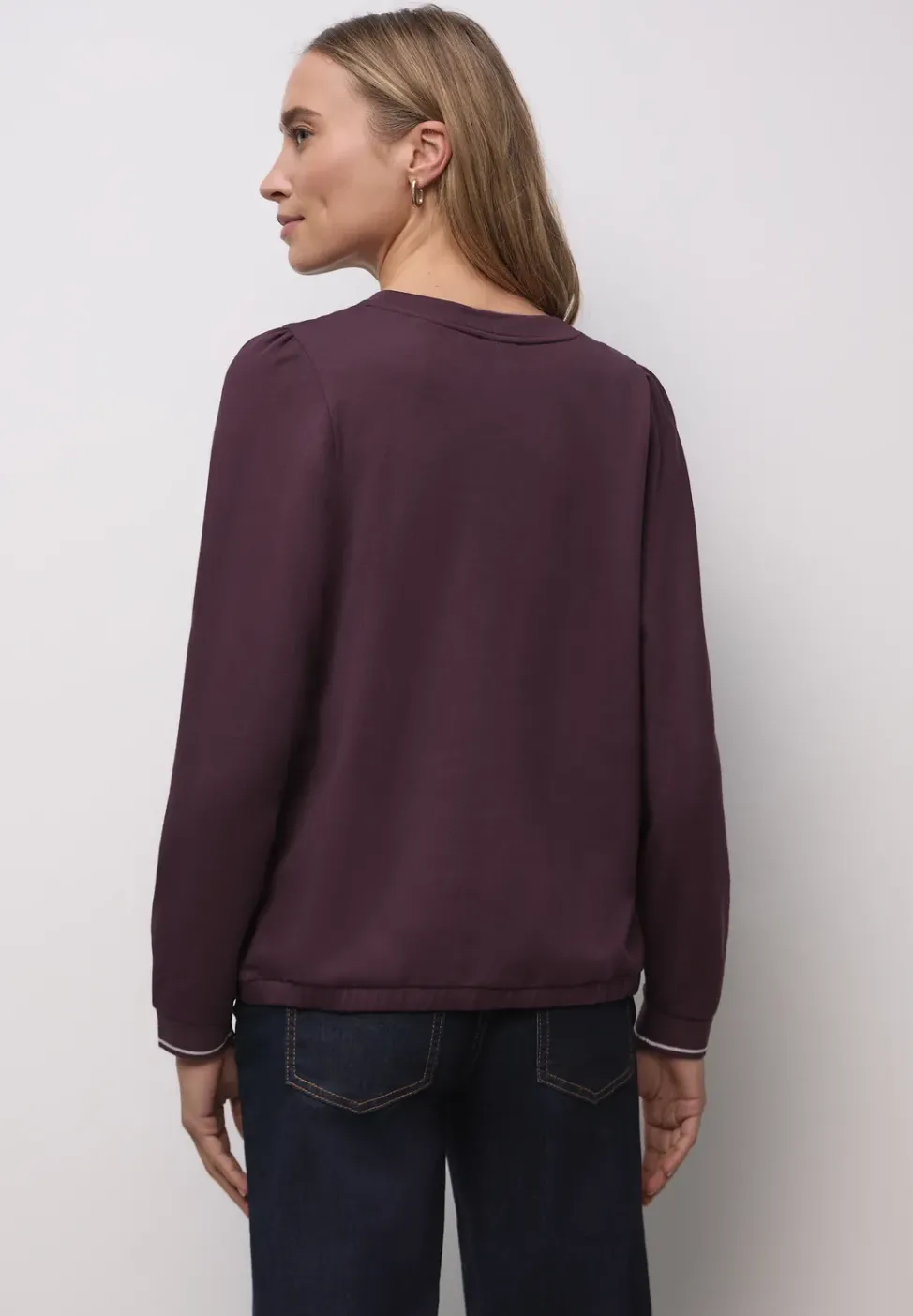 Softes Shirt mit Rippdetails