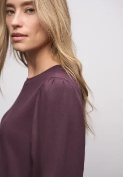 Softes Shirt mit Rippdetails