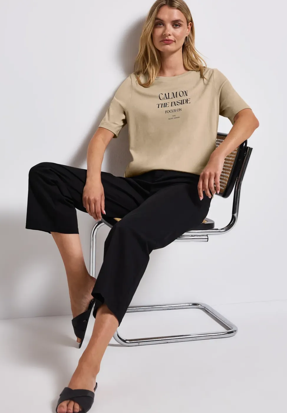Softes Shirt mit Wording