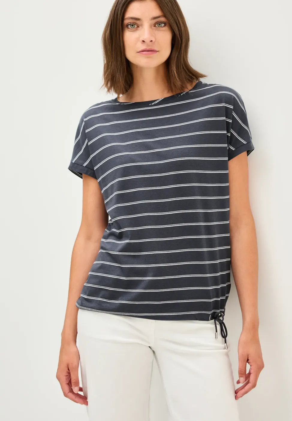 Softes T-Shirt mit Streifen