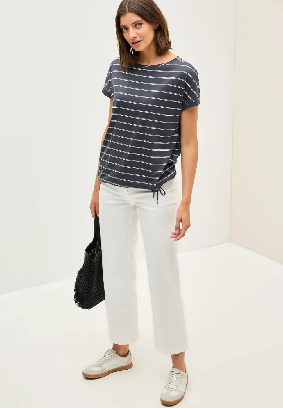 Softes T-Shirt mit Streifen