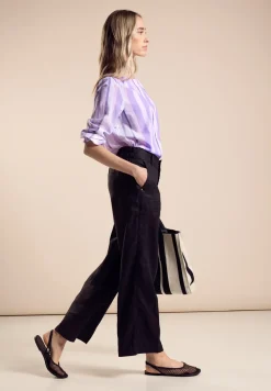 Sommer Bluse mit Streifen
