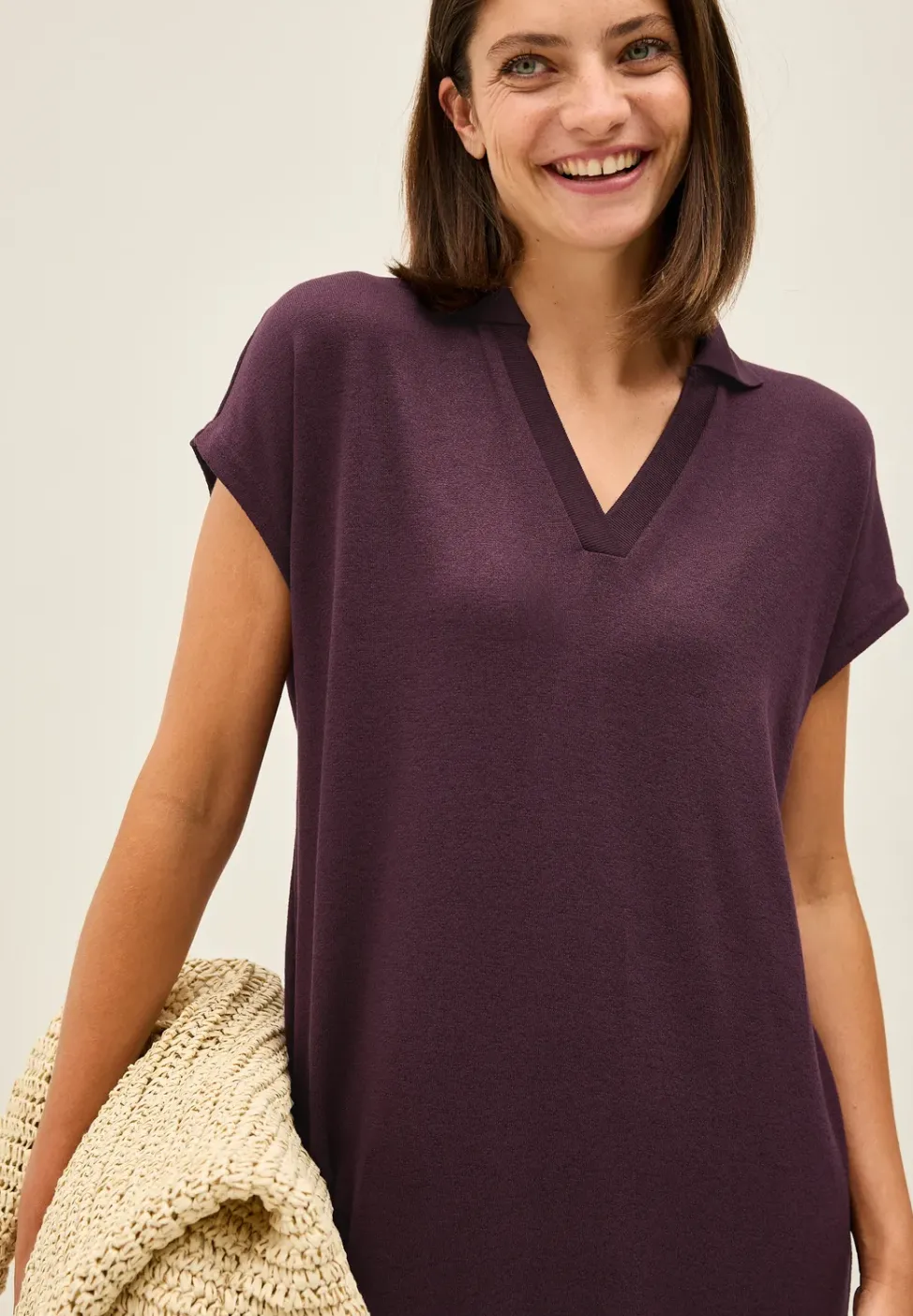 Sommerliches Strick-Kleid