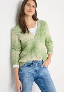 Space Dye V-Neck Cardigan