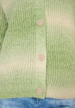 Space Dye V-Neck Cardigan