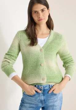 Space Dye V-Neck Cardigan