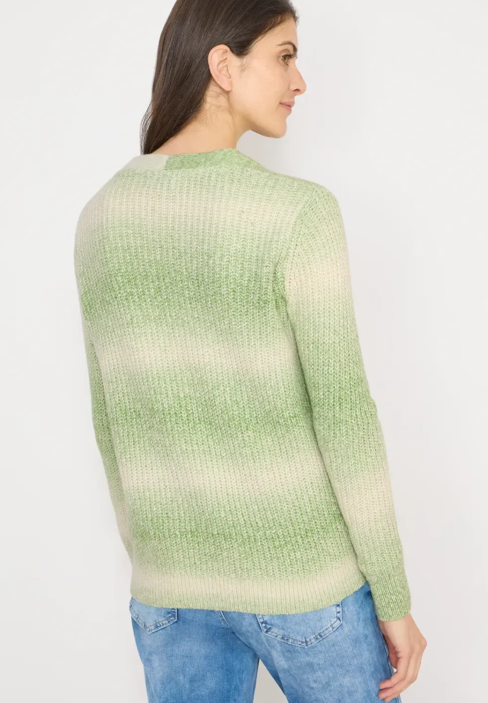 Space Dye V-Neck Cardigan