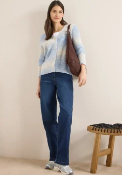 Space Dye V-Neck Cardigan