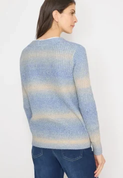 Space Dye V-Neck Cardigan